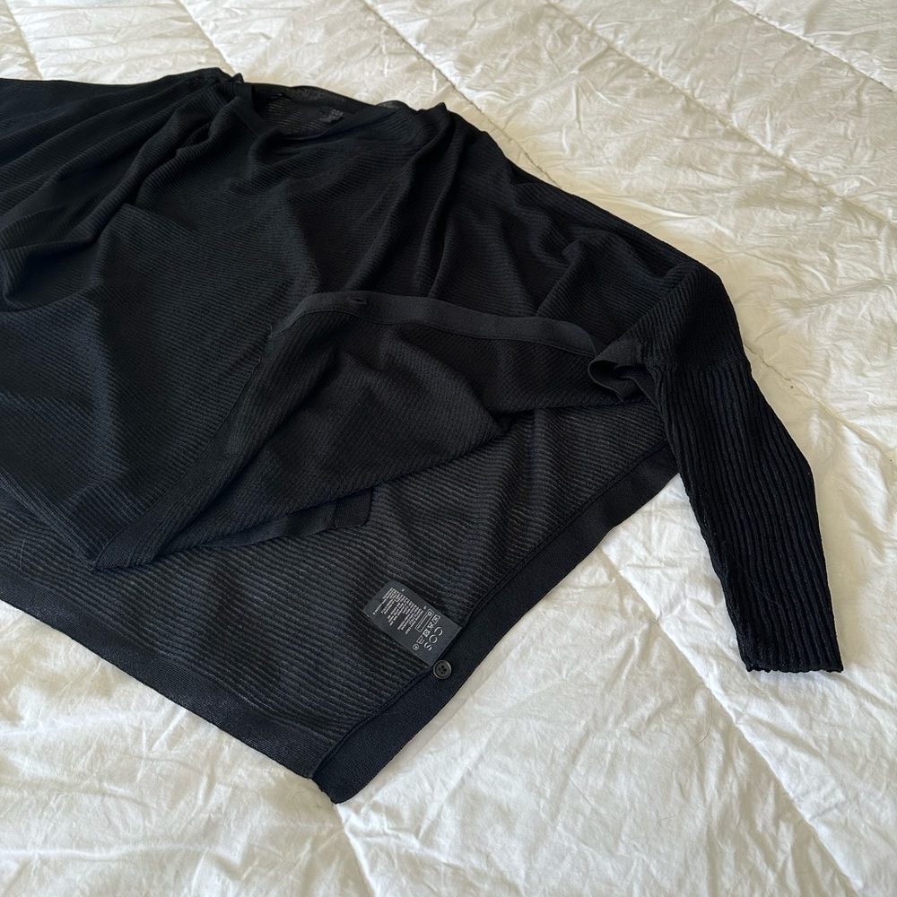 COS black textured knit top, cardigan, size M/L - Picture 6 of 13